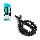 BunzeeBands Adjustable Length Hairband | Long Cushioned Headband Ties for Women with Thick, Braided, Kinky, Curly, Natural Hair | Extra Stretchy, No-Slip Design (Black 1-Pack) Bunzee Bands