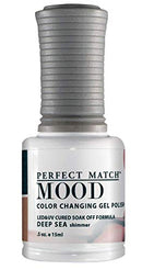 LeChat Perfect Match Mood Gel Polish, Deep Sea, 0.500 Ounce (MPMG25) LeChat