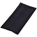 COSMOS Extra Wide 5 Inches Soft Stretchy Yoga Fashion Headband, Black Color CM