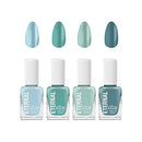 Eternal Collection – 4 Piece Set: Long Lasting, Quick Dry, Mirror Shine Nail Polish Set – Hardener, Bright and Shiny Finish - 0.46 Fluid Ounces Each (Mindfulness) Eternal