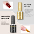 VENALISA 2 Pcs No Wipe Gel Top Coat and Base Coat Set- High Gloss Shiny Base Top Coat Gel Nail Polish Kit, Soak Off Nail Art Home and Professional Manicure Infinity Warehouse