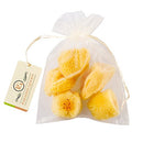 Natural Yellow Sea Wool Sponge 6 Inches. Perfect for Bath, Shower & Body Care. Super Soft & Not Skin Irritating. Baby Approved. Luxury Sponge in a Bag & Craft Box Paradise Goods