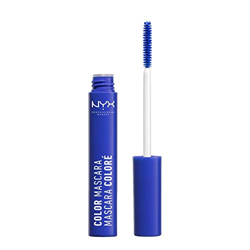 NYX Professional Makeup Color Mascara, Blue, 0.32 Ounce NYX PROFESSIONAL MAKEUP