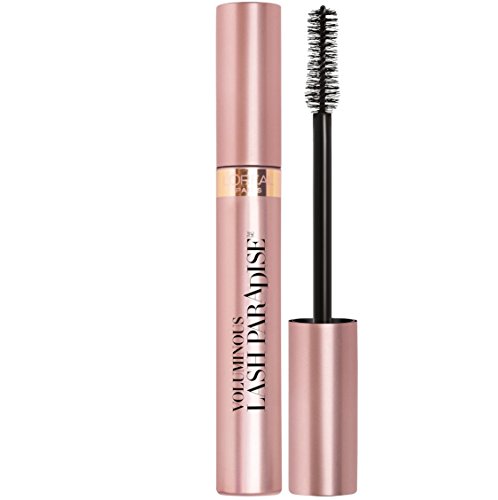 L'Oreal Paris Voluminous Makeup Lash Paradise Mascara, Voluptuous Volume, Intense Length, Feathery Soft Full Lashes, No Flaking, No Smudging, No Clumping, Black Brown, 0.25 Fl Oz (Pack of 1) L'Oreal Paris
