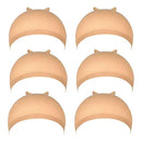 Wig Caps, IKOCO 6pcs Light Brown Stocking Wig Caps Nylon Stretchy Wig Caps for Women IKOCO