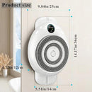 Electric Shower Back Cleaning Brush, Wall-Mounted Hands-Free Automatic Back Washer, 360° Rotating Exfoliating Body Scrubber, IPX7 Waterproof, Magnetic Charging, 3 Replaceable Heads Infinity Warehouse