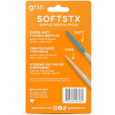 Grin Softstx,Gentle Dental Picks,Soft Flexible Bristles,Textured Plaque Removing Toothpick,Minty Flavor,for Between Teeth,Refillable Hygienic Case,for Braces,Bridges,and Implants,90 Count (Pack of 2) Infinity Warehouse