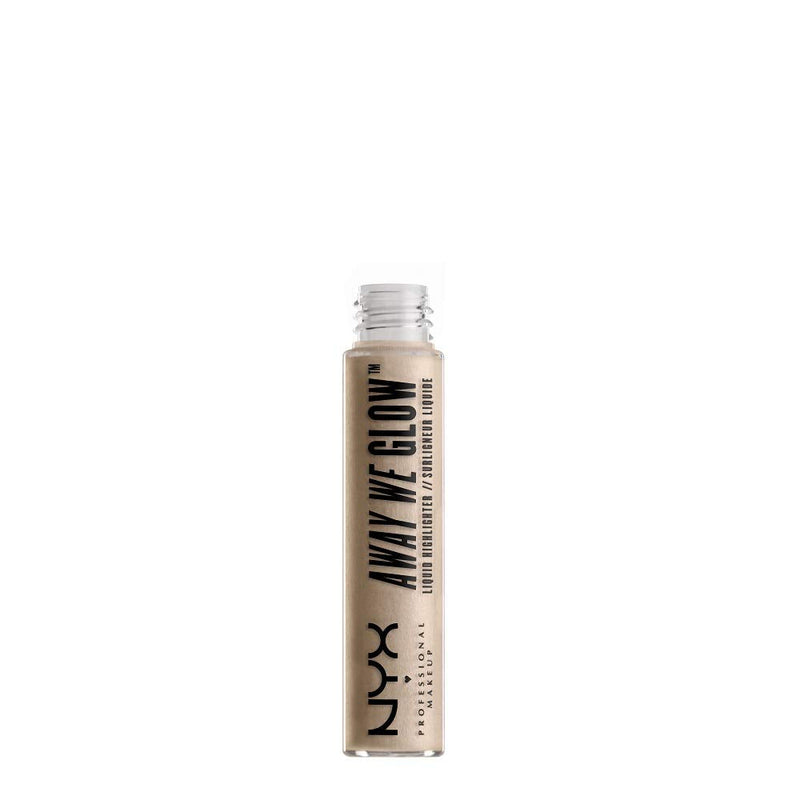 NYX Professional Makeup Away We Glow Liquid Highlighter, Crystal Glare, 0.22 Fluid Ounce NYX PROFESSIONAL MAKEUP