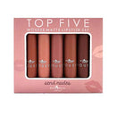 Italia Deluxe Top Five Mousse Matte Lipstick Set Send Nudes Italia Deluxe