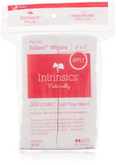 Intrinsics 407300 Petite Silken Wipes - 2"x2", 4-ply Blend of Soft Fibers, 200 Count Intrinsics