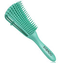 Detangling Brush for Black Natural Hair - Detangler Brush for Curly Hair, Afro Textured 3a to 4c Kinky Wavy for Wet/Dry/Long Thick Curly Hair (Green) Sabado