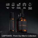 Pure Instinct CAPTIVATE The Original Pheromone Infused Essential Oil Perfume Cologne - Men's Collection - TSA Ready (Roll On Bottle 0.34 Fl. Oz./10.2mL) Infinity Warehouse