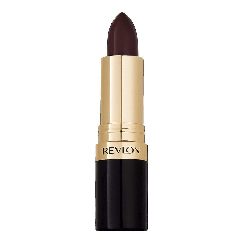 Revlon Super Lustrous Lipstick, High Impact Lipcolor with Moisturizing Creamy Formula, Infused with Vitamin E and Avocado Oil in Plum / Berry, Black Cherry (477) REVLON