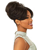 Sensationnel Premium Synthetic Hair Instant Bun with Bangs - EVONNE – F4/30 Sensationnel