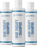 Clinical Effects: Hair Therapy Shampoo – Hair Growth Shampoo – 8 Fl Oz – 3 Bottles – All Natural, DHT Blocking Ingredients with Biotin, AnaGain and Baicapil - Hair Care and Hair Loss Solution Clinical Effects