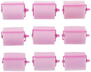 Conair Jumbo Self-Fastening Foam Rollers in Reusable Zipper Case in Pink, 9 Count Conair