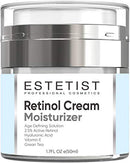 Face Moisturizer 2,5% Organic Retinol Cream with Hyaluronic Acid - Anti Aging, Wrinkles & Fine Lines ESTETIST