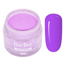 OneDor Nail Dip Dipping Powder – Acrylic Color Pigment Powders Pro Collection System, 1 Oz. (18 - Purple) Onedor