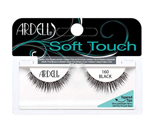 Ardell Soft Touch 160 Black Eye Lashes 100% Natural Hair Ardell