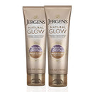 Jergens Natural Glow 3-Day Self Tanner Body Lotion, Sunless Tanning Moisturizer for Medium to Deep Skin Tone, for Streak-free Color, 4 Ounce (Pack of 2) Jergens