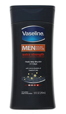 Vaseline Men Body & Face Lotion, Extra Strength, 10 fl oz - 2pc ACE