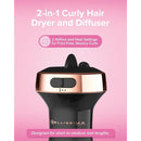 Bellissima Diffon Ceramic Diffuser Hair Dryer for Curly Hair - 2-in-1 Blow Dryer with Diffuser - Reduces Frizz, Defines Curls, Volumizes - Lightweight, Compact, Easy Hold Handle Infinity Warehouse
