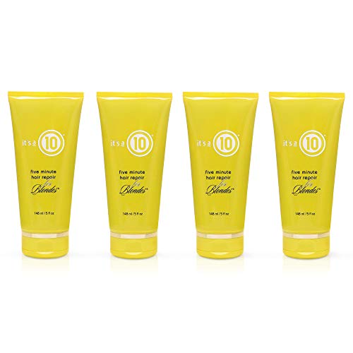 It's a 10 Haircare Five Minute Hair Repair for Blondes, 5 fl. oz. (Pack of 4) It's a 10 Haircare