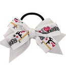 Gymnastics Hair Bow- Gymnastics Hair Accessories- Gymnastics Elastics - Gift For Gymnast Sportybella