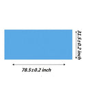 ZMDREAM 20 count Disposable Waterproof Massage Table Sheets Bed Covers Fluid Resistance Single Folded 31 x 78 inches Blue ZMDREAM