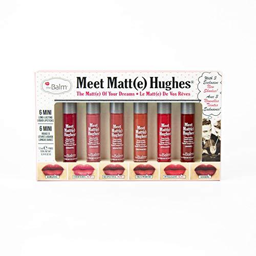 theBalm Meet Matt(e) Hughes Vol 14 Mini Long-Lasting Liquid Lipsticks, 6 Count theBalm.