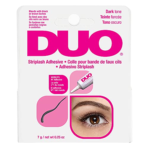 DUO Strip Eyelash Adhesive for Strip Lashes, Dark Tone, 0.25 oz, 1-Pack Duo