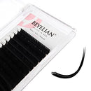 BEYELIAN Eyelash Extension Super Matte Flat Lashes Ellipse Matte Soft Natural Mink Individual Eyelashes Salon Use D Curl 0.20mm Mixed Tray 7-15mm Assorted BEYELIAN