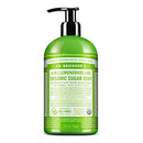 Dr. Bronner’s - Organic Sugar Soap (Lemongrass, 12 Ounce) - Made with Organic Oils, Sugar and Shikakai Powder, 4-in-1 Use: Hands, Body, Face and Hair, Cleanses, Moisturizes and Nourishes, Vegan Dr. Bronner's