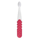 RADIUS Totz Plus Brush Kids Toothbrush Silky Soft BPA Free ADA Accepted Designed for Delicate Teeth & Gums for Children 3 Years & Up - WhiteCoral - Pack of 1 RADIUS