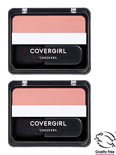 COVERGIRL Cheekers Powder Blush, Brick Rose, 0.12 Fl Oz, 2 Count COVERGIRL