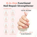 modelones Nail Strengthener and Growth Nail Hardener Extra Strong and Growth Nude Nail Polish Nail Repair for Damaged Nails Strengthening Polish Ridge Filler for Nails 15ml Infinity Warehouse