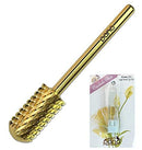 Pana Brand Professional GOLD XC (Extra Coarse) Smooth Round Top Large Dome Top Barrel Carbide Bit 3/32" Shank Size PANA