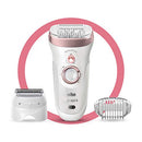 Braun Epilator Silk-épil 9 9-720, Hair Removal for Women, Wet & Dry, Womens Shaver & Trimmer, Cordless, Rechargeable Braun