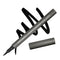 Mirabella Black Magic Marker Liquid Eyeliner - Perfect Brush-Tip for Precise and Controlled Application - Long-Lasting liquid, and Waterproof Color, Smudgeproof- No Tugging, Skipping, or Flaking Mirabella