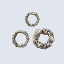 ZIMASILK 100% Mulberry Silk Hair Scrunchies-Standard, Small, Mini-Best for Women and Girls’Hair.19MM Elastic Hair Bands for Ponytail Holder.Gentle And No hurt.(3 Sizes,Taupe) ZIMASILK