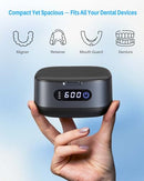 Voraiya Rechargeable Ultrasonic Retainer Cleaner, Portable Retainer Cleaner Machine, 52kHz Retainer Cleaner for Dentures, Night Guards, Mouth Guards, 166ml Dental Cleaning Pod with Mirror, 3 Modes Infinity Warehouse