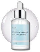 IUNIK Beta-Glucan Power Deep Moisture Serum – Intense Hydration Vegan Korean Serum with Mushroom Yeast Extract – For Dry, Mature, Sensitive Skin, Fine Lines & Loss of Firmness Infinity Warehouse