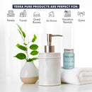 Travel Size Hotel Body Wash 300 Count 1 oz Bottles Guest Amenities for Hotels Vacation Rentals & Short Term Rentals Paraben Free White Tea & Coconut Scent Infused with Aloe and Olive Oil by Terra Pure Infinity Warehouse