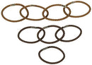 Goody SlideProof Silicone Hair Tie Elastics, Brunette, 8-count (1942461) GOODY