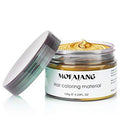 Gold Temporary Hair Wax Color, SOVONCARE Hairstyle Cream Instant Natural Hair Dye for Women & Men Halloween Cosplay and Date 4.23 oz (Gold) SOVONCARE