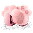 MelodySusie Electric Sonic Facial Cleansing Brush with Heated Massaging, Silicone Face Cleansing Device for Deep Cleaning & Gentle Exfoliating, Rechargeable, Valentine's Gifts for Women MelodySusie