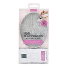 Real Techniques Professional Textured Makeup Brush Cleaner Mat with Brush Cleansing Gel for Fast & Easy Use, Removes Makeup and Oil, Mess Free, Cruelty Free & Vegan, Extends Brush Life, Grey, 3 Piece Real Techniques