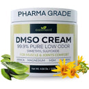DMSO Cream 99.9% Pure Pharmaceutical Grade for Topical Muscle & Joint Comfort with MSM, Arnica & Magnesium - Support for Knees, Back, Shoulders and Workout Muscle Recovery Infinity Warehouse
