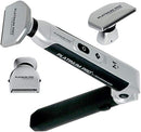 Platinum Pro by MANGROOMER New Back Shaver with 3 Shock Absorber Flex Heads, Power Hinge, Extreme Reach Handle & Bonus Case! (Generation 8.0), 4 Piece Set Platinum Pro