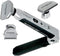 Platinum Pro by MANGROOMER New Back Shaver with 3 Shock Absorber Flex Heads, Power Hinge, Extreme Reach Handle & Bonus Case! (Generation 8.0), 4 Piece Set Platinum Pro